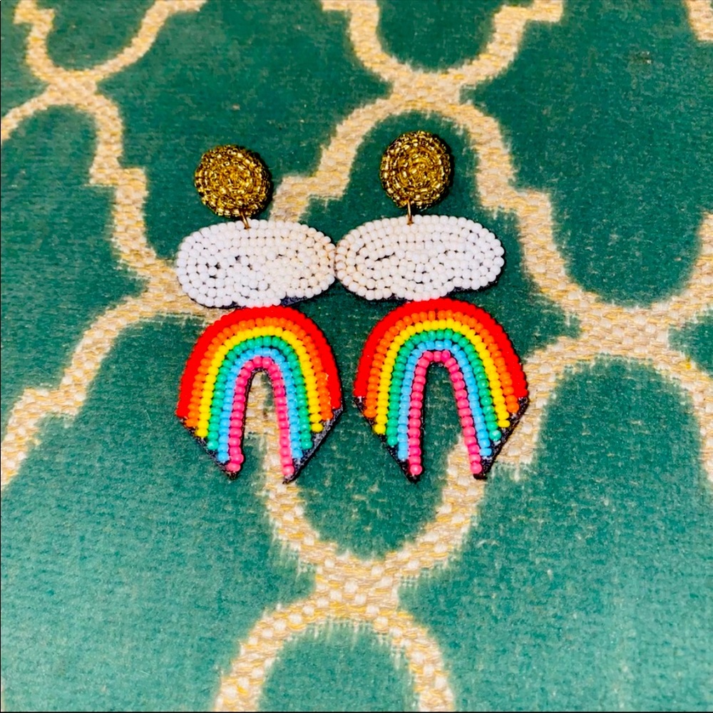 Beaded Rainbow 🌈 Earrings